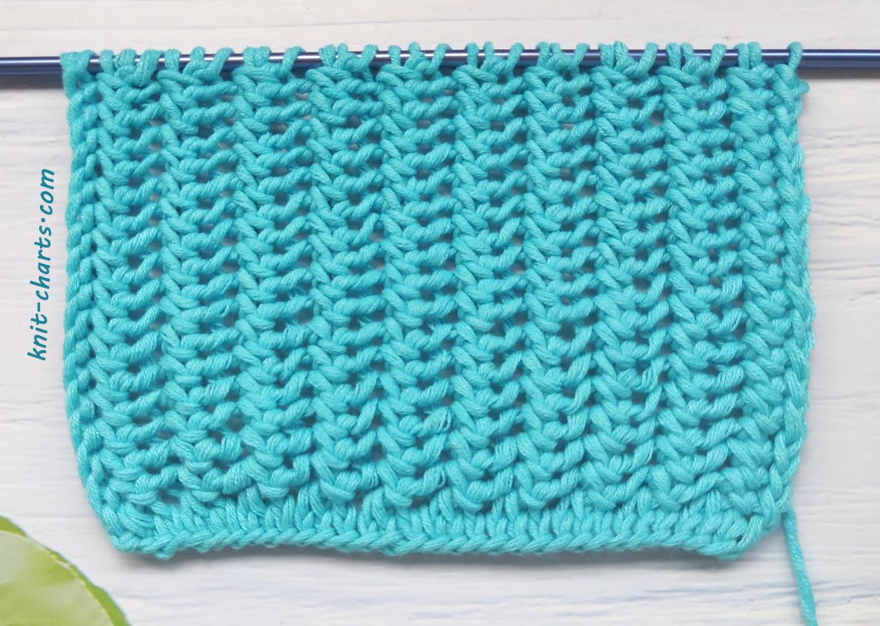 Free Knitting Patterns - Mesh Stitch Knitting Pattern