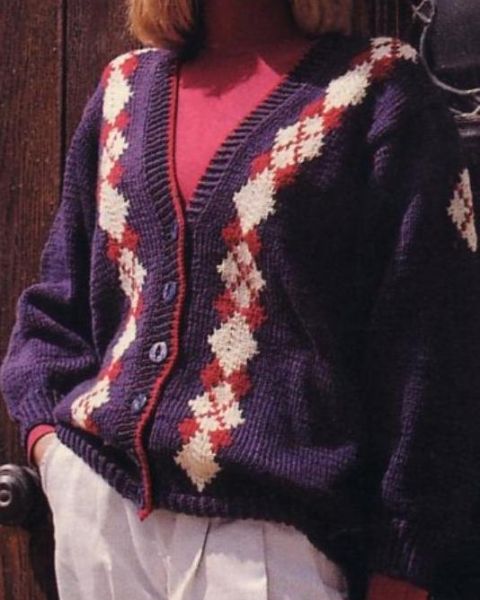 Argyle Cardigan