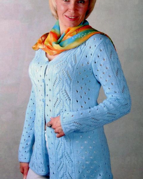 Openwork Cardigan