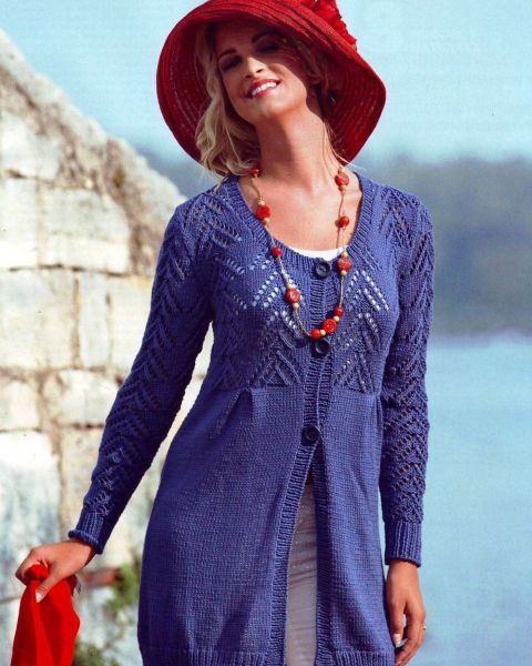 Lace Yoke Cardigan