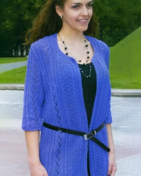 Lace Cardigan with 3/4 Sleeves