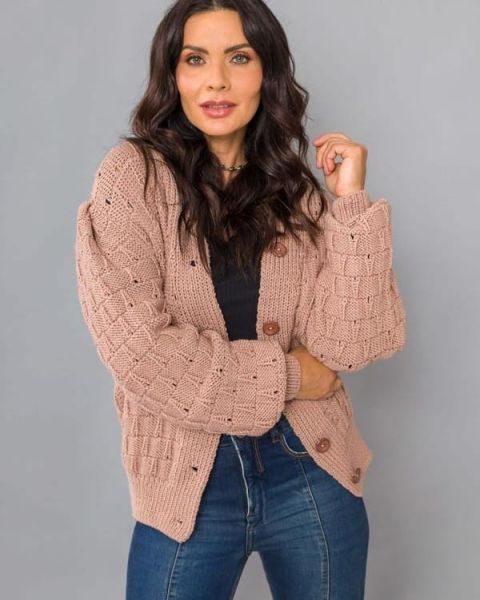 Cardigan in Fancy Pattern