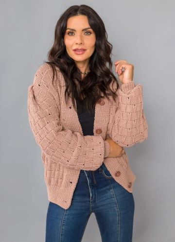 Cardigan in Fancy Pattern