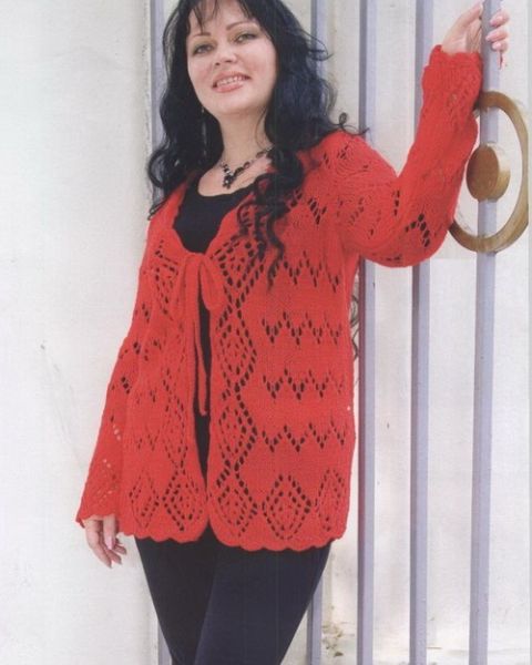 Lace Cardigan Knitting Pattern