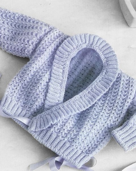 Baby Cardigan with Ruffle Edge