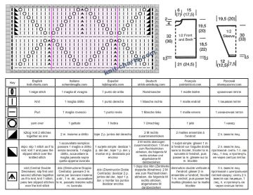boys sweater chart