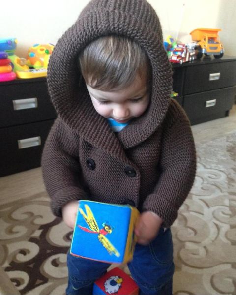 Hooded jacket for baby