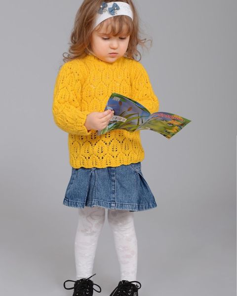 Girl's Lace Sweater Pattern
