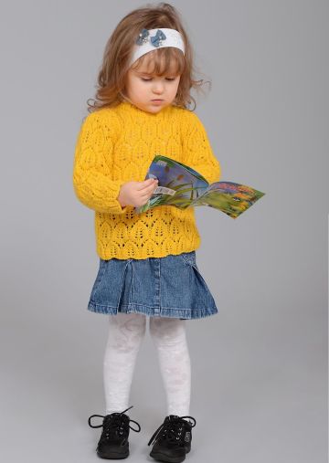 Girl's Lace Sweater Pattern