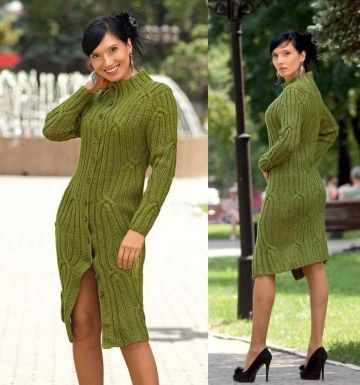 Women's Coat in Textured Pattern