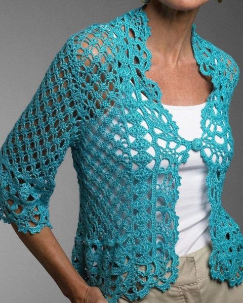 Turquoise jacket