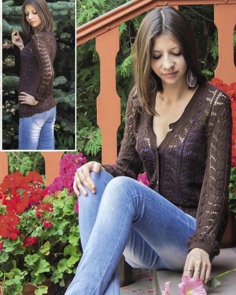 Jacket in Lace Pattern