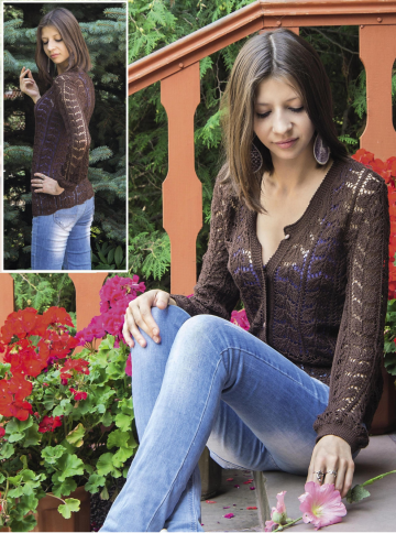 Jacket in Lace Pattern