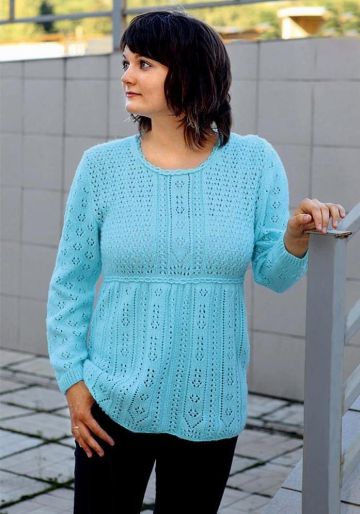 Lace Yoke Pullover