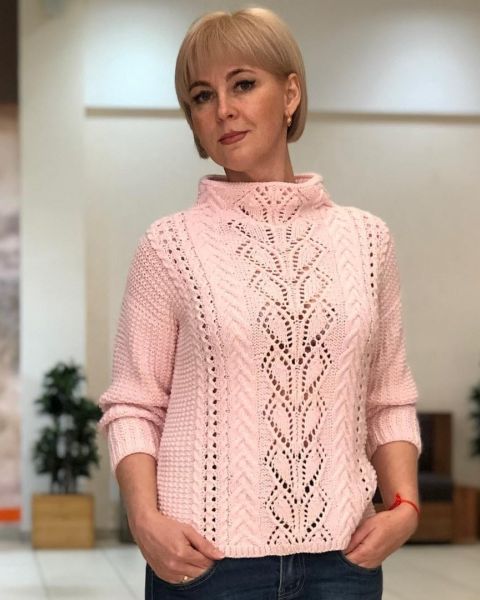 Band Collar Pullover
