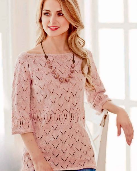 Lace Pattern Pullover
