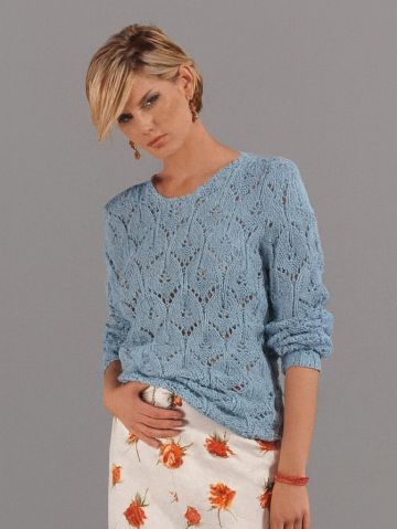 Leaf Pattern Pullover