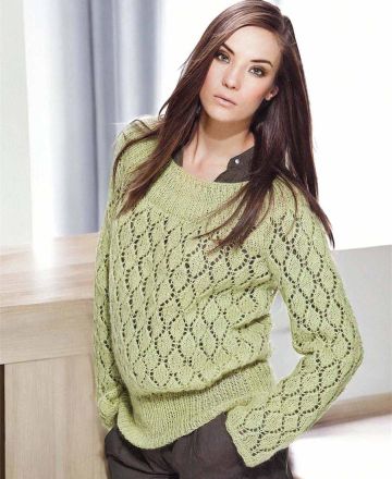 Lace Pullover Knitting Pattern