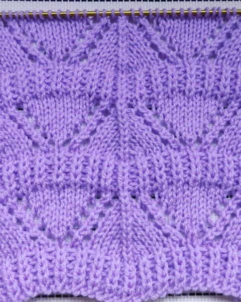 Half Brioche with Lace Stitch