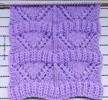 Half Brioche with Lace Stitch