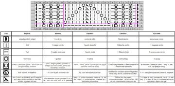 half brioche stitch chart
