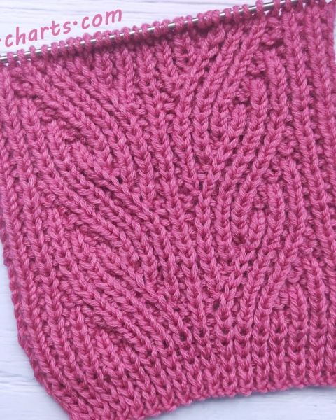 Half Brioche Stitch Knitting Pattern