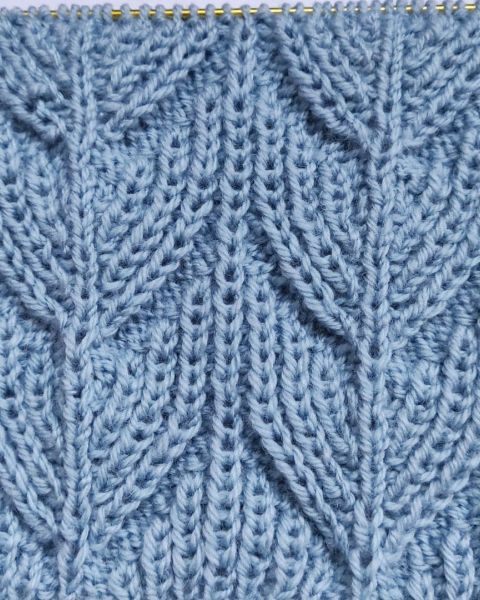 Half Brioche Stitch Knitting Pattern