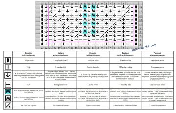 half brioche stitch chart