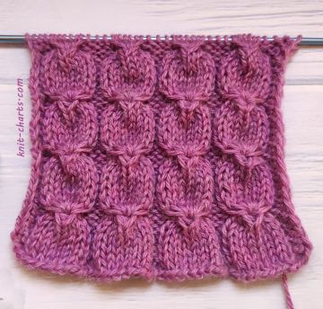 Mock Cable Stitch Knitting Pattern
