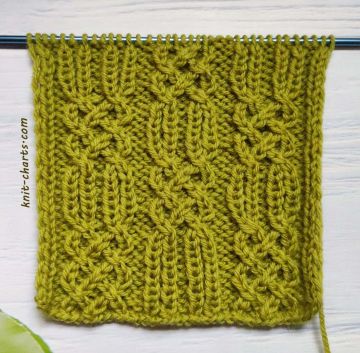 Braided Cable Knitting Stitch Pattern