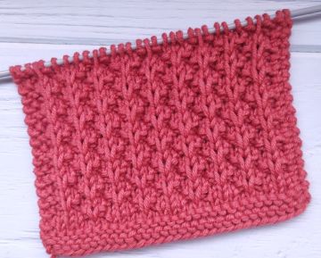 Easy Fancy Stitch Knitting Pattern