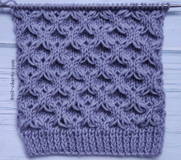 Easy Fancy Stitch Knitting Pattern
