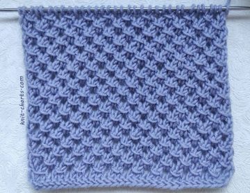 Easy Fancy Stitch Knitting Pattern