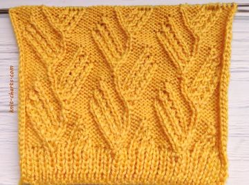 Fancy Stitch Knitting Pattern