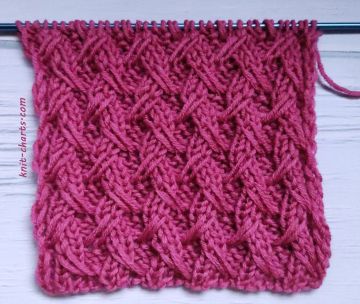 Fancy Knitting Pattern with long loop