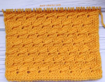 Knitting Pattern with long loop