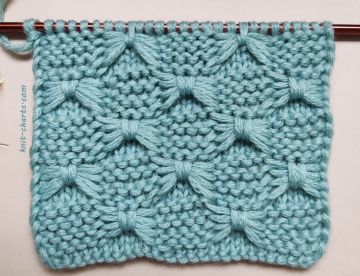 Butterfly Stitch Knitting Pattern