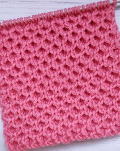 Honeycomb Stitch Knitting Pattern