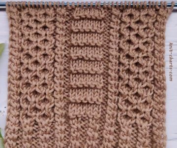 Honeycomb Stitch Knitting Pattern