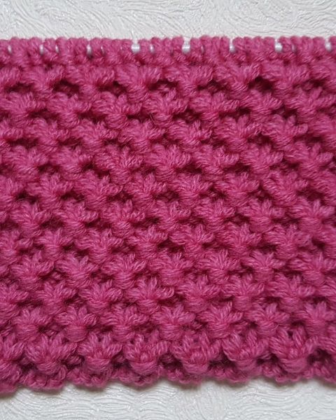 Lattice Stitch Knitting Pattern