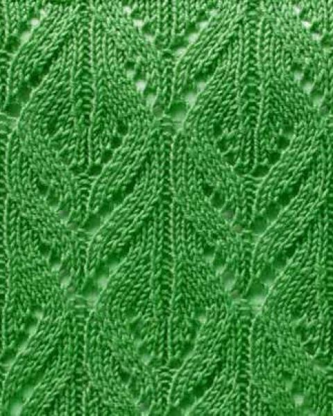 Lace Knitting Stitch Pattern