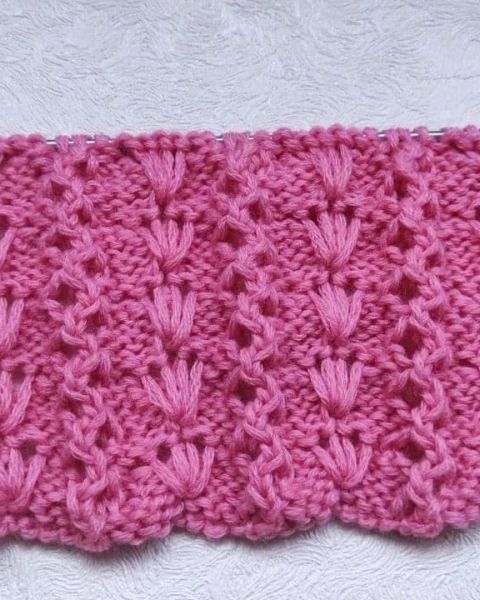 Long Loop Stitch Knitting Pattern