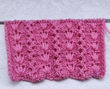 Long Loop Stitch Knitting Pattern