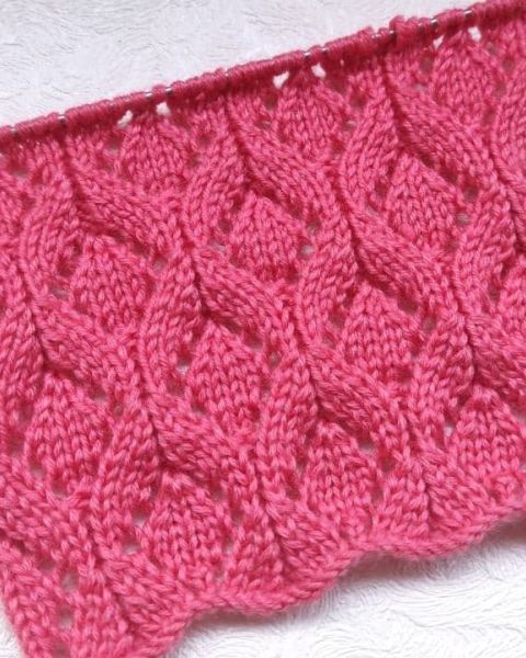 Lace Stitch Knitting Pattern