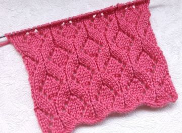 Lace Stitch Knitting Pattern
