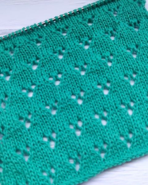 Lace Stitch Knitting Pattern