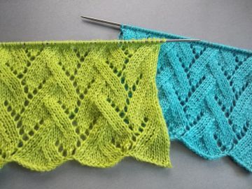 Lace Knit Stitch Pattern