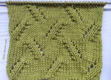 Lace Stitch Knitting Pattern