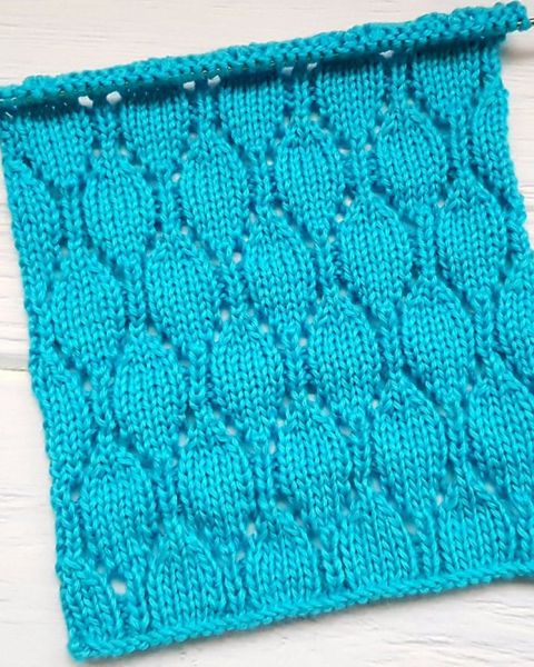 Lace Stitch Knitting Pattern