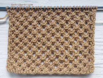 Eyelet Stitch Kniting Pattern